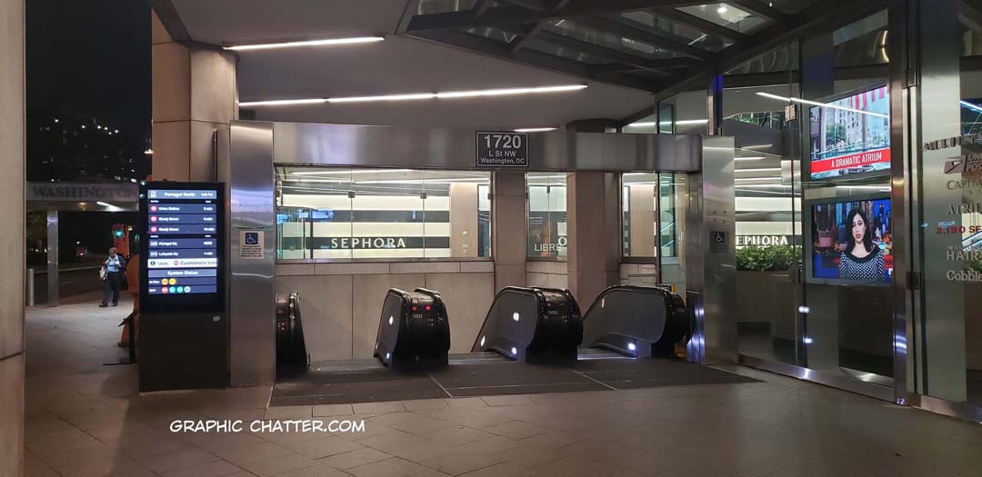 Washington DC Farragut Metro North